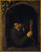 Peasant at a Window Adriaen van ostade